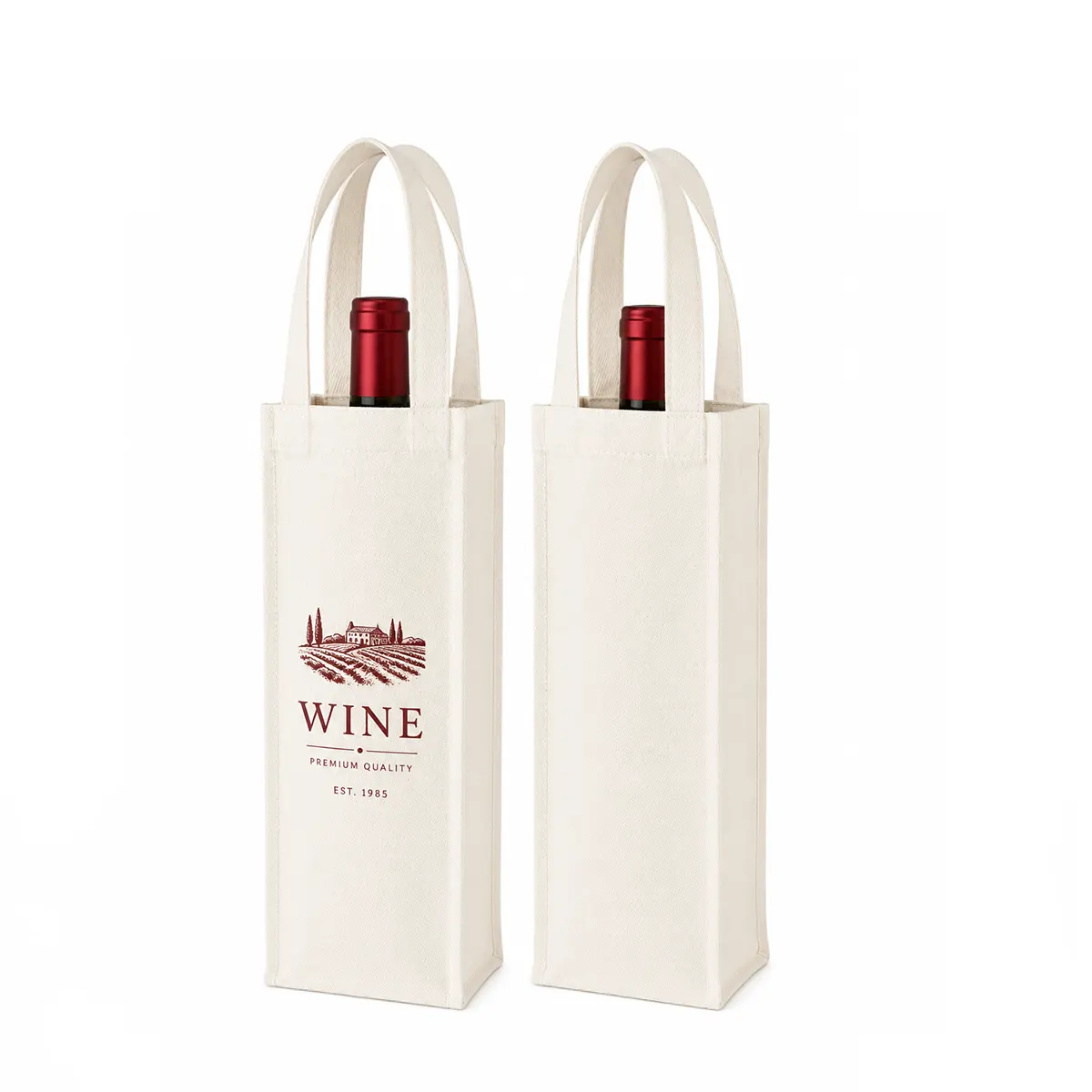 canvas wine bags
